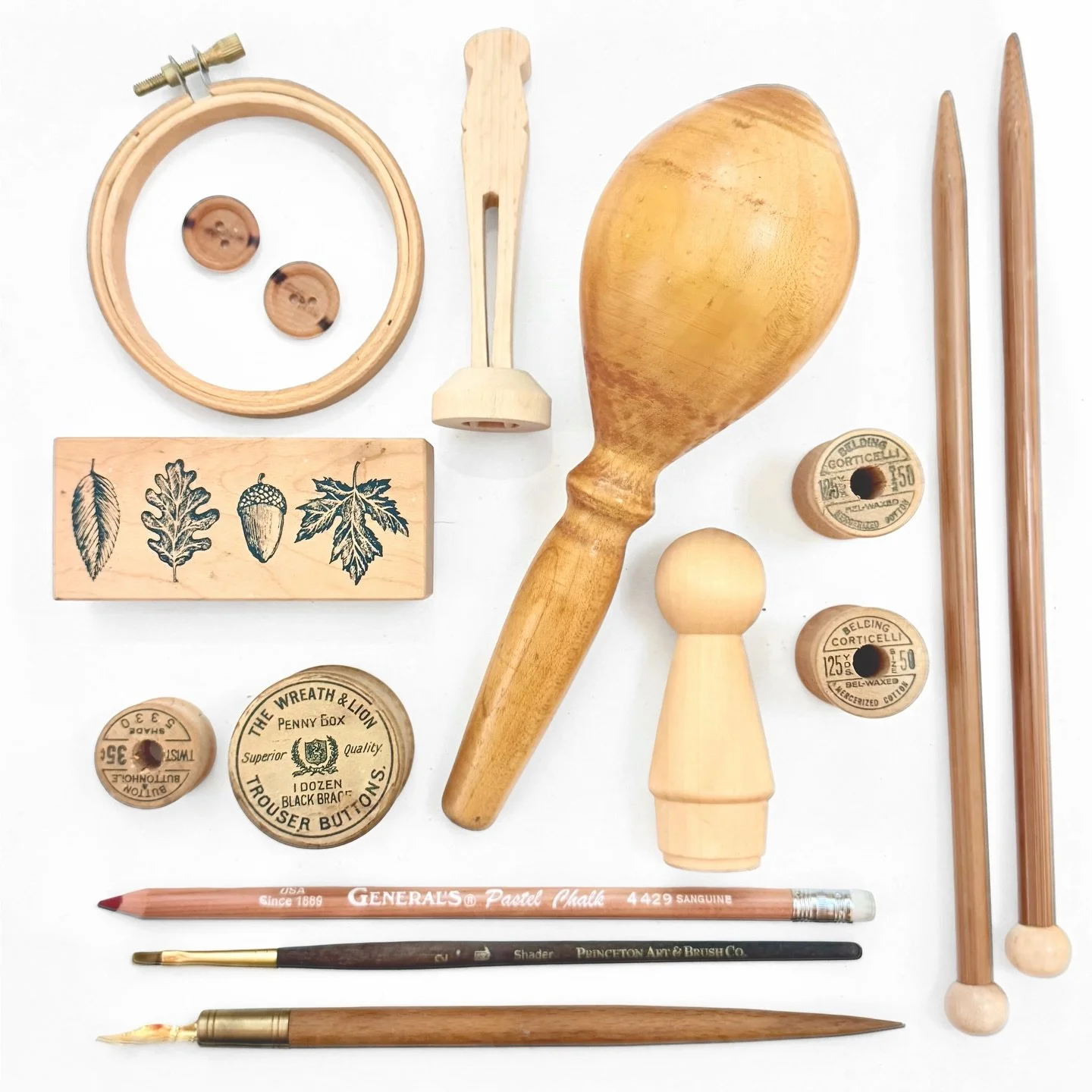 It&rsquo;s remarkable how many tools, across so many crafts, are made from wood. I took this photograph as part of an effort to bring more art onto the shop walls, and these pieces felt like a fitting place to start.

And speaking of wooden pieces, t