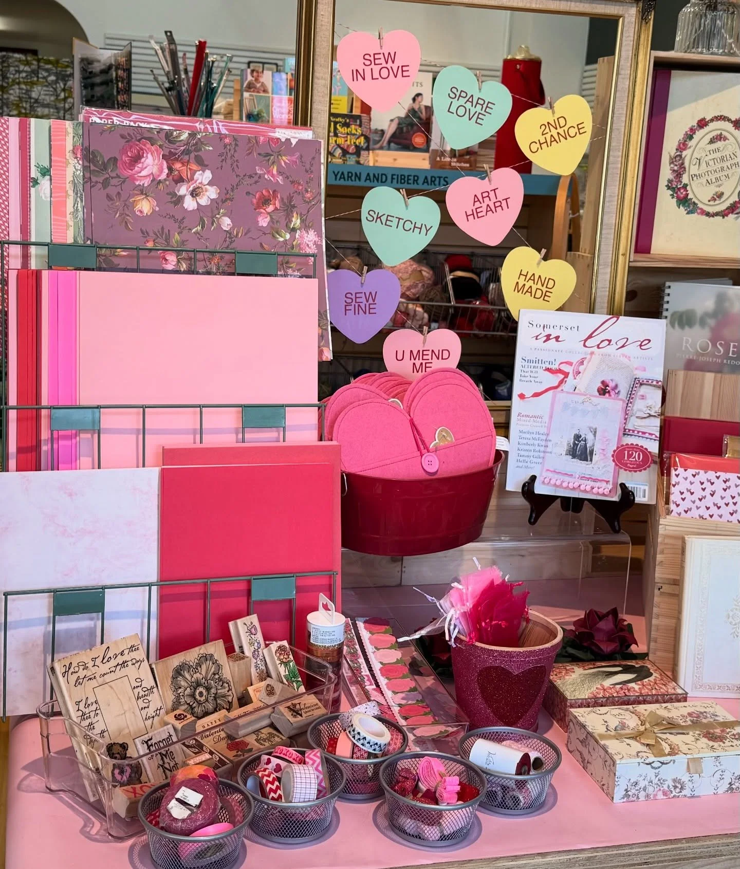 Stop by the shop for all the supplies you need for homemade Valentines!

#sananselmo #crrativereuse #sparemarin