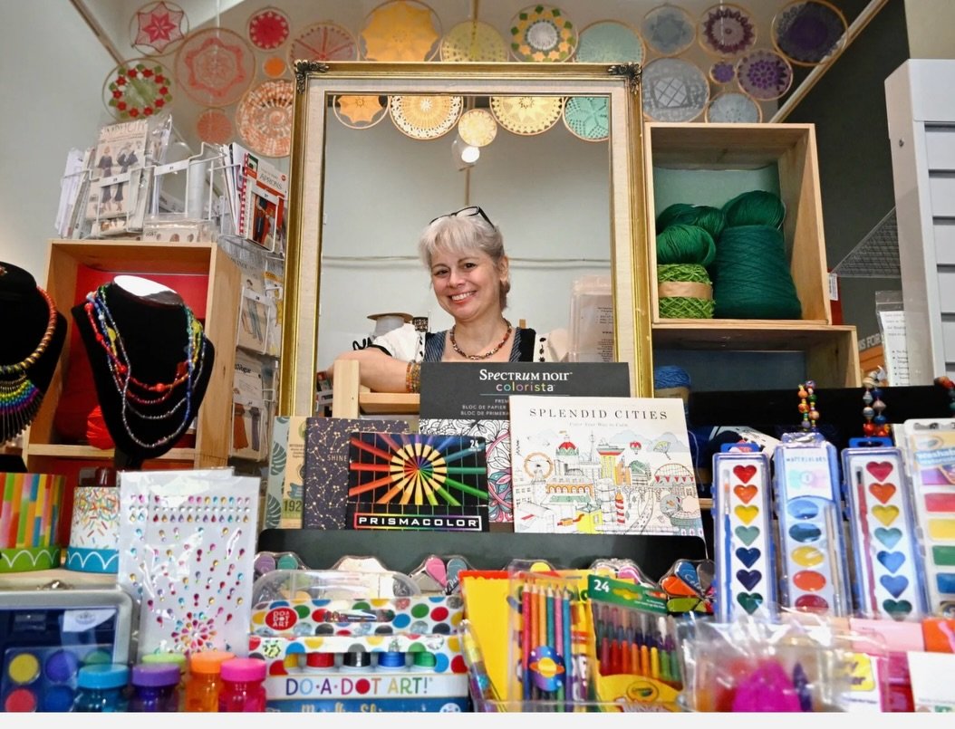 SPARE was feature in the @marin_ij lifestyles section yesterday! Thank you @colleenbidwill for the great write-up and @alan_dep_  for capturing the colors of the shop. 

#creativereuse #marincounty #nonprofit #sparecrafts