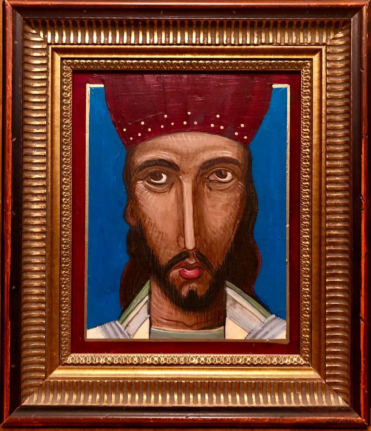 The Artist as Bishop 1990 8x10 Acrylic