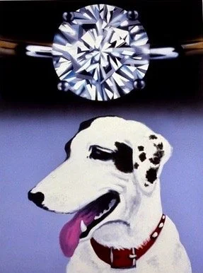 Best Friends 1986 56x42 Acrylic