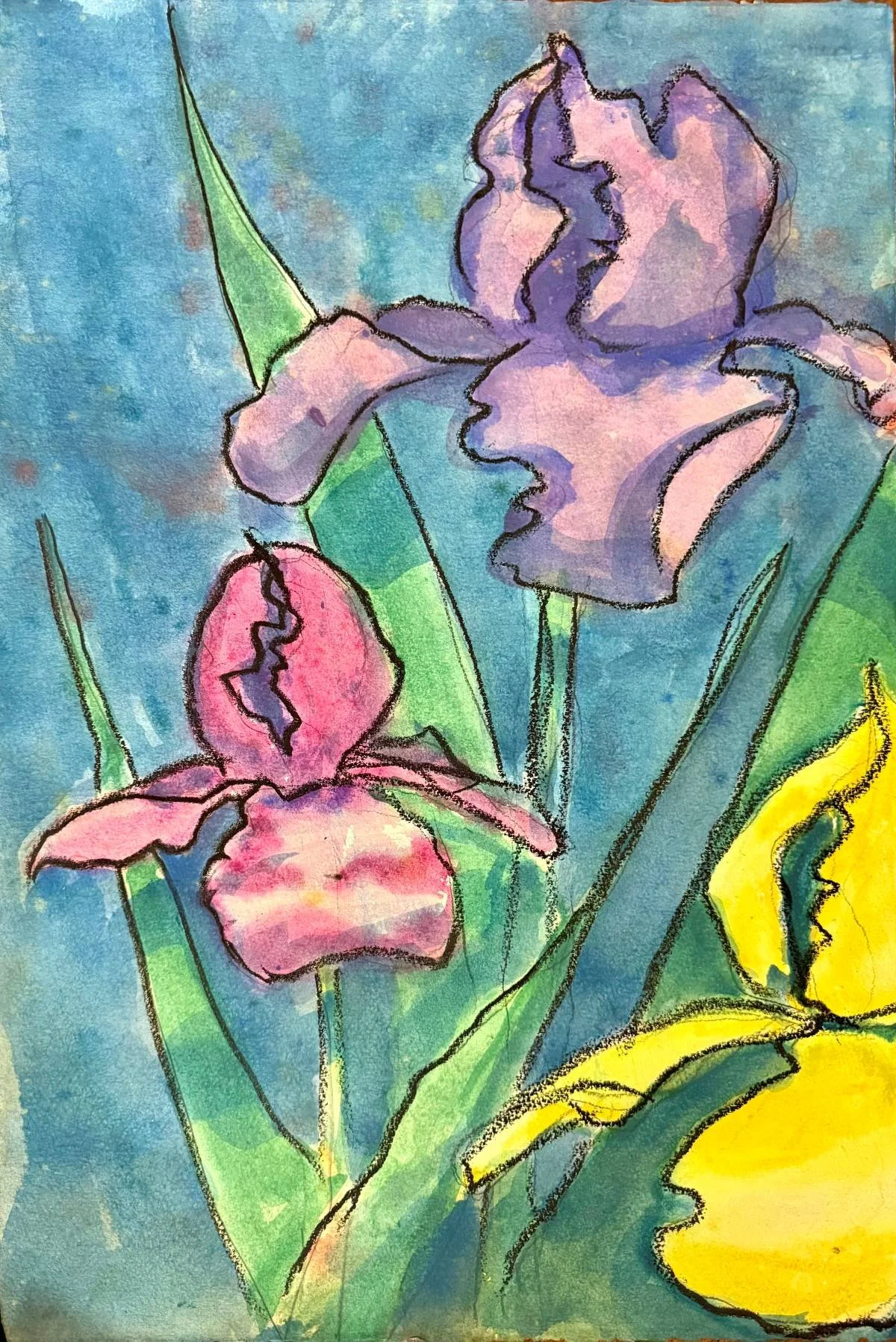 Iriss II 22.5x15 Acrylic Paper