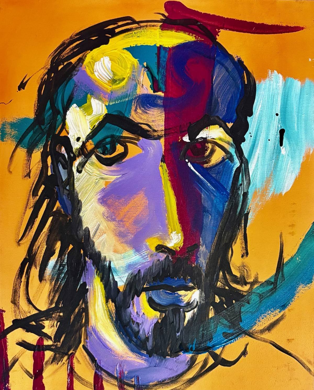 Self Portrait 20x16 Oil