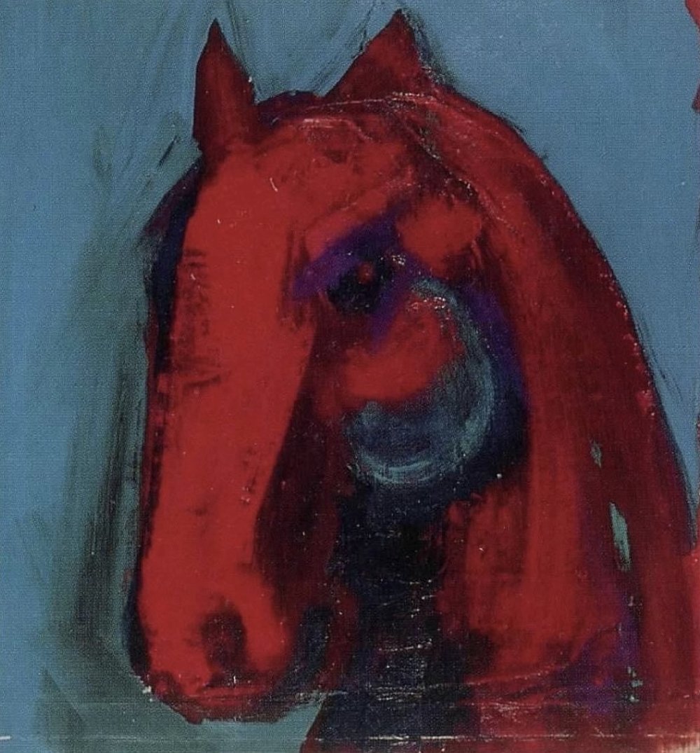 Red Horse 18x16 Acrylic