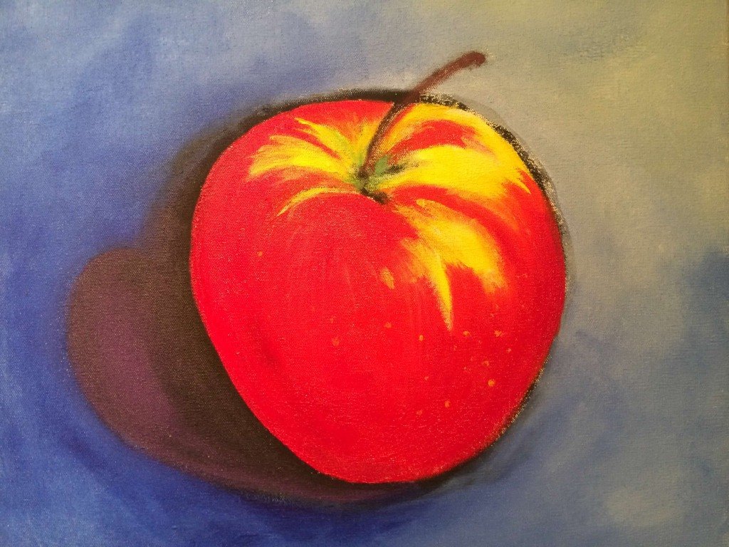 Honey Crisp 2014 18x20 Oil