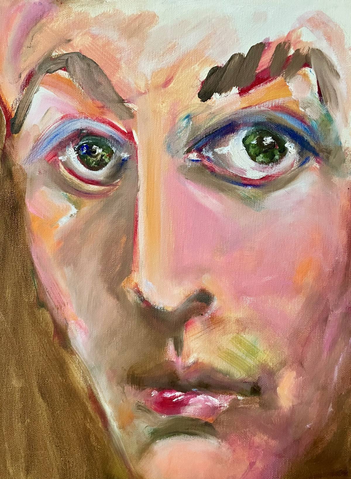 Self Portrait 16x12 Acrylic
