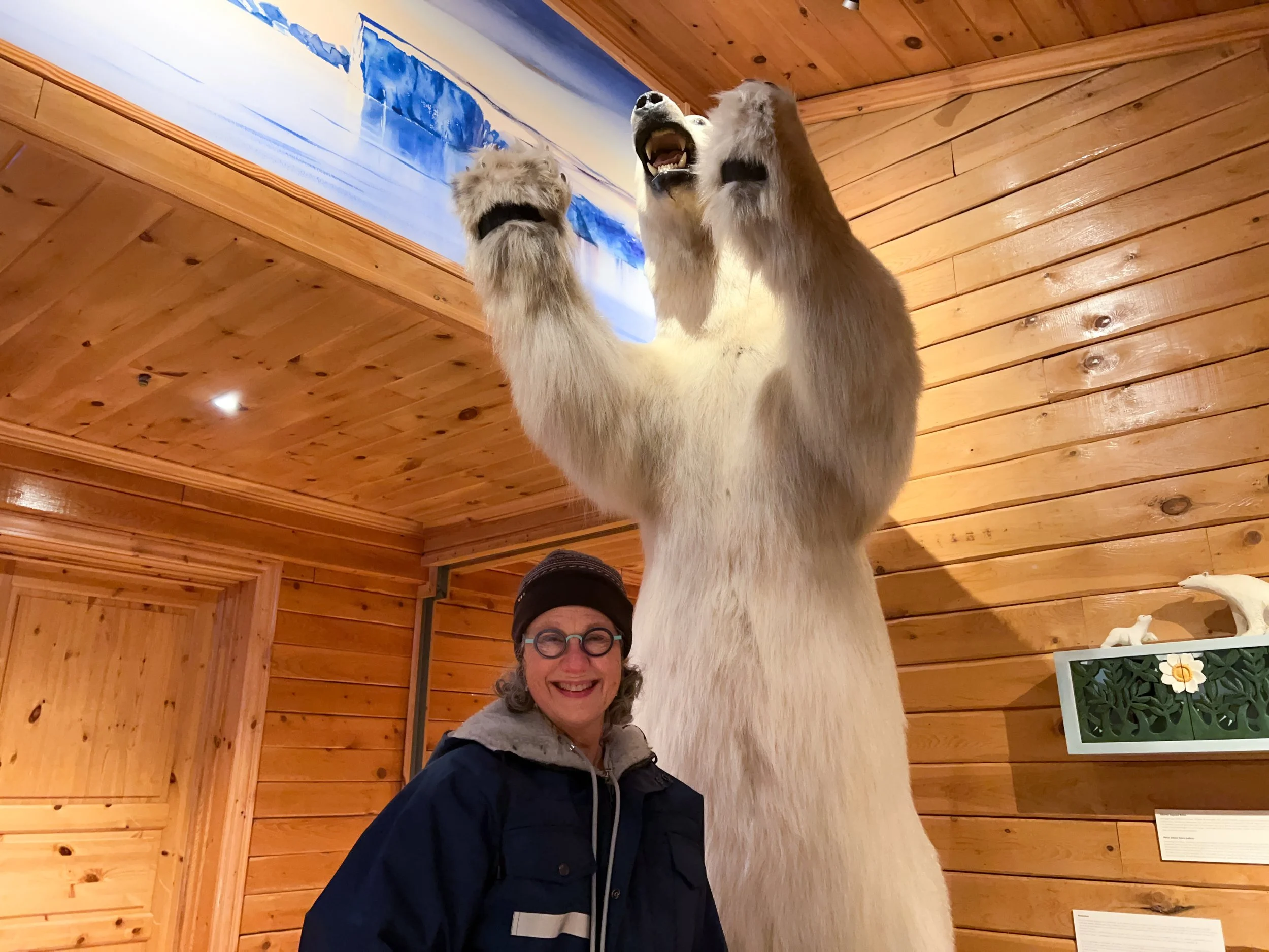 Me with Hrammur, who drifted over to Iceland from Greenland. Polar bears are not found in Iceland unless they are very, very lost.