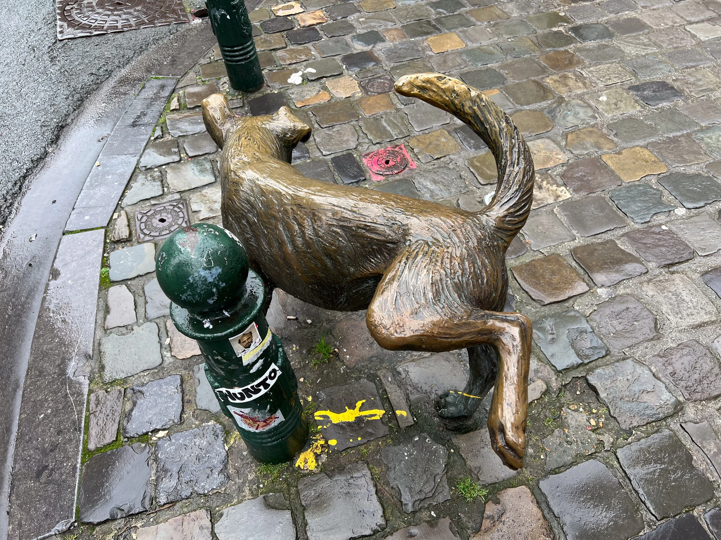 The Zinneke Pis, which I came across in the Dansaert District while searching for some of the murals on the Comic Book Trail.