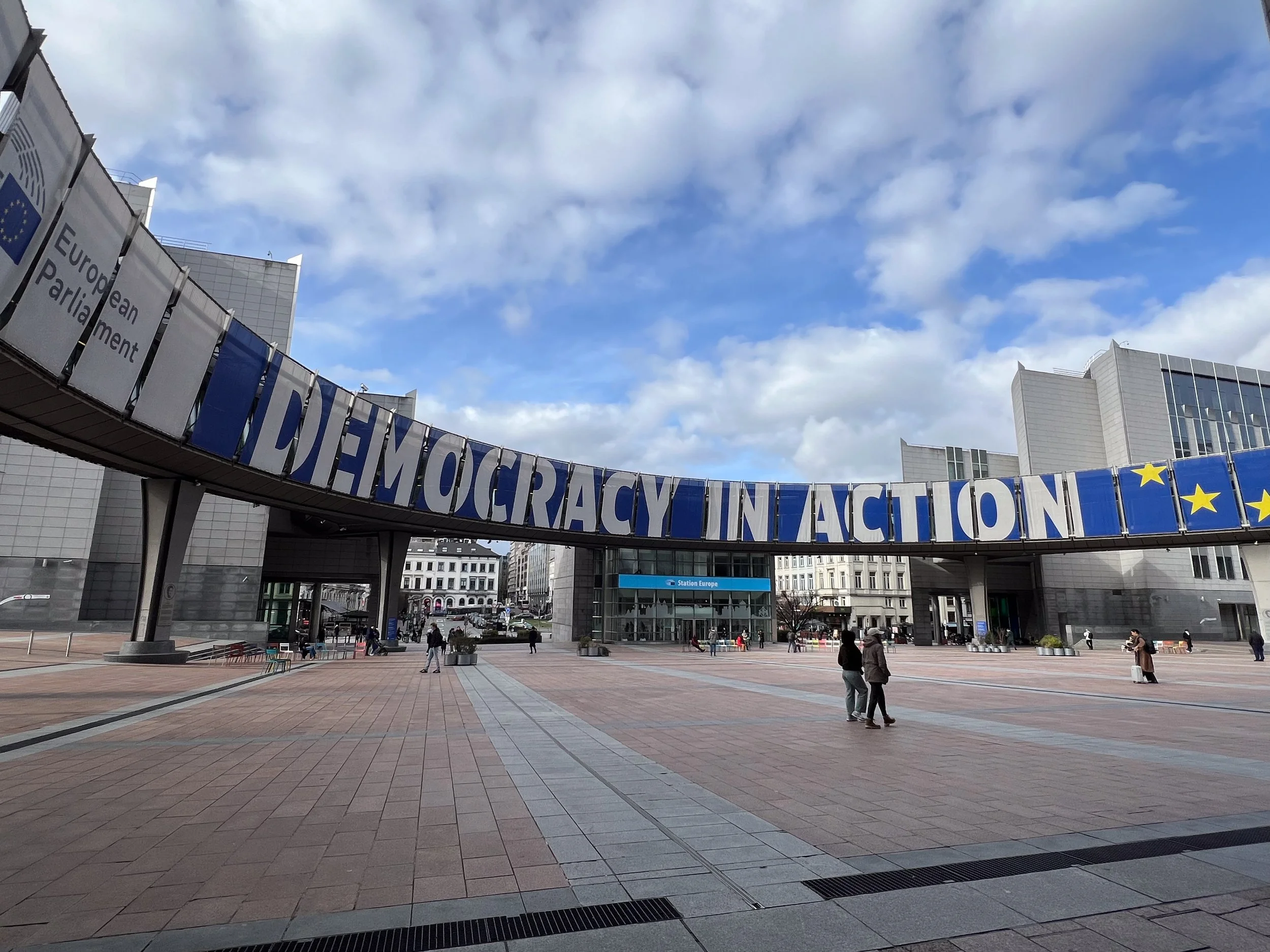 The European Parliament in Brussels