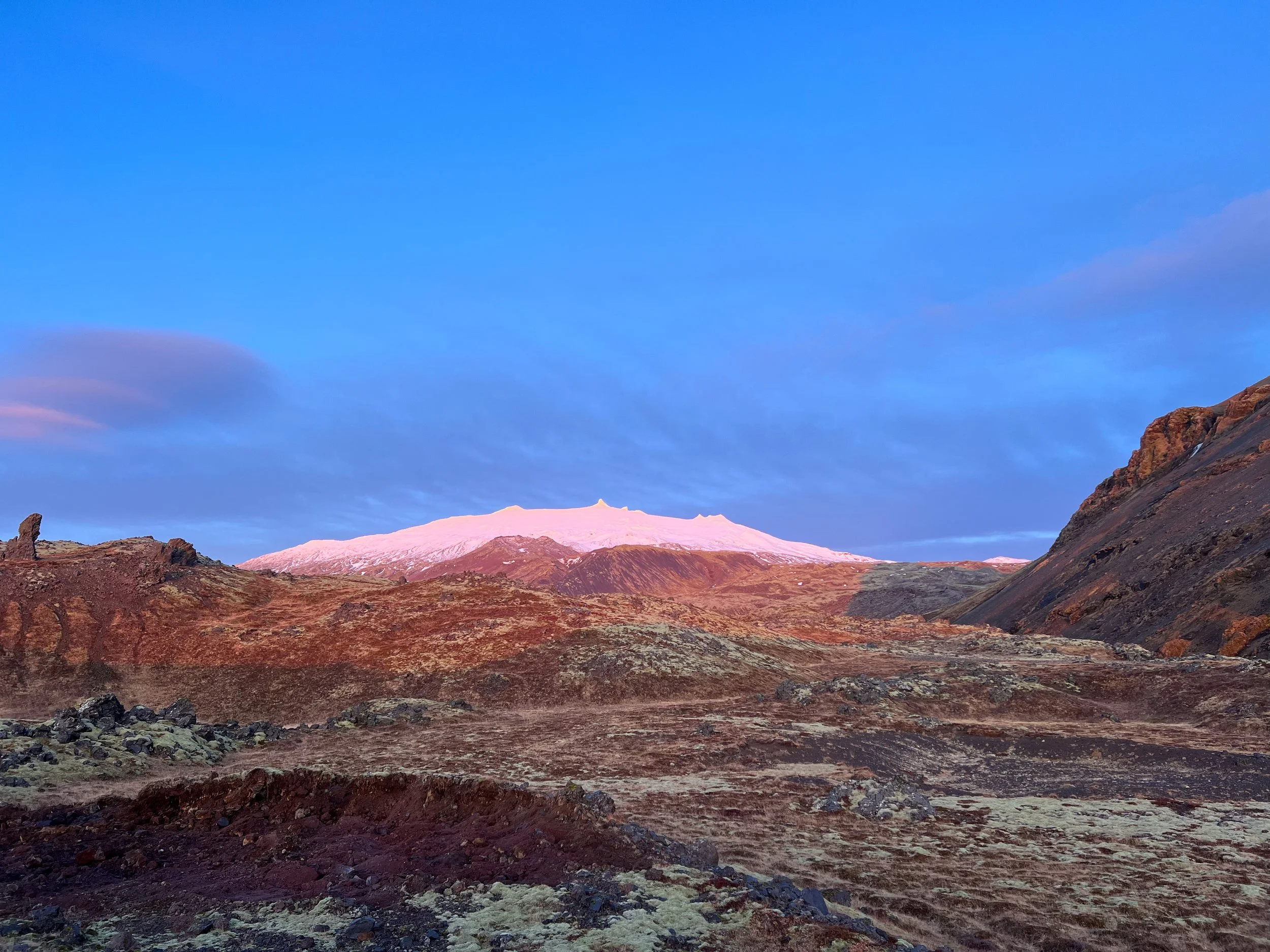 Morning Sun on Snaefellsjökull
