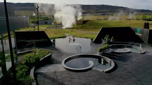 Krauma Geothermal Baths. This photo is courtesy of their website - I did not take my phone into the pools!