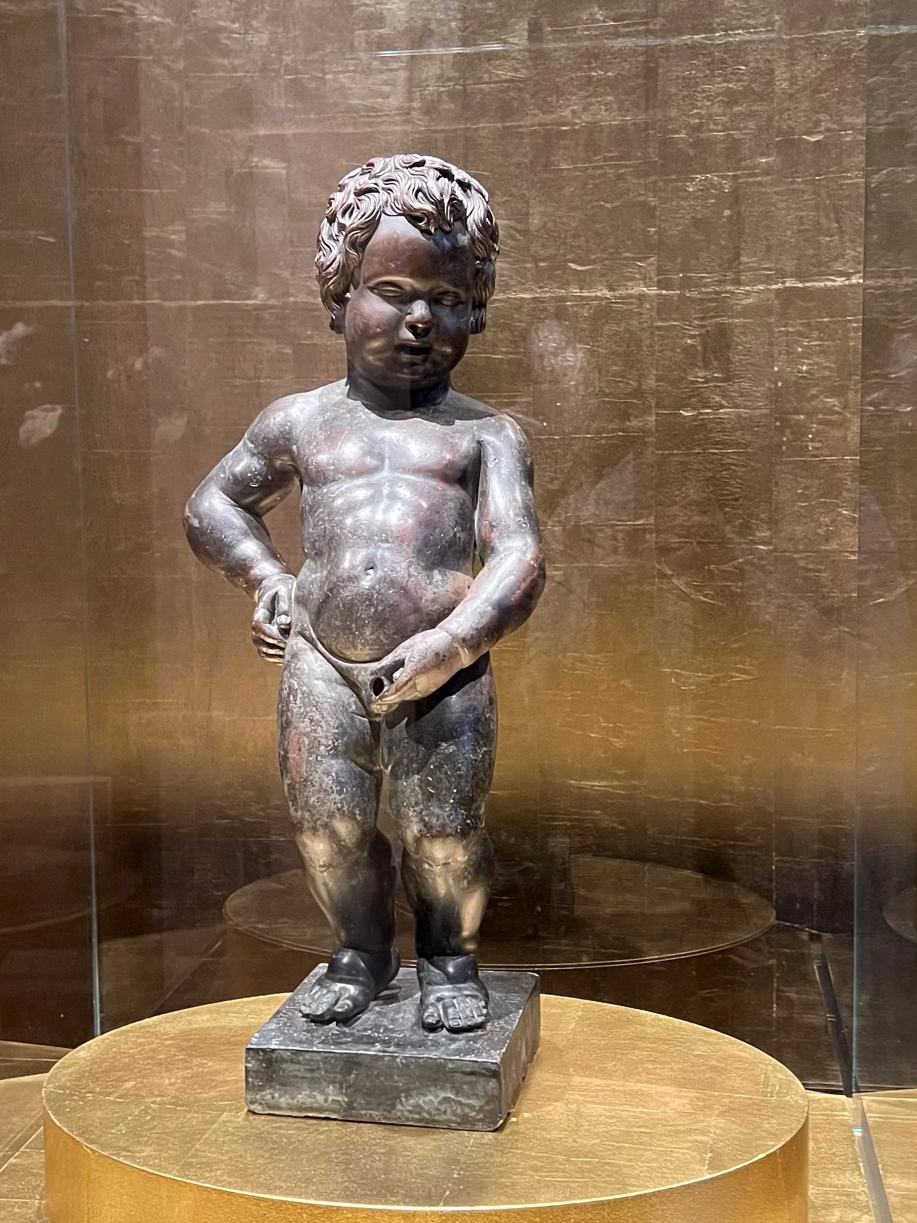 The original Mannekin Pis, now in the City Museum in the Kings Hall. 