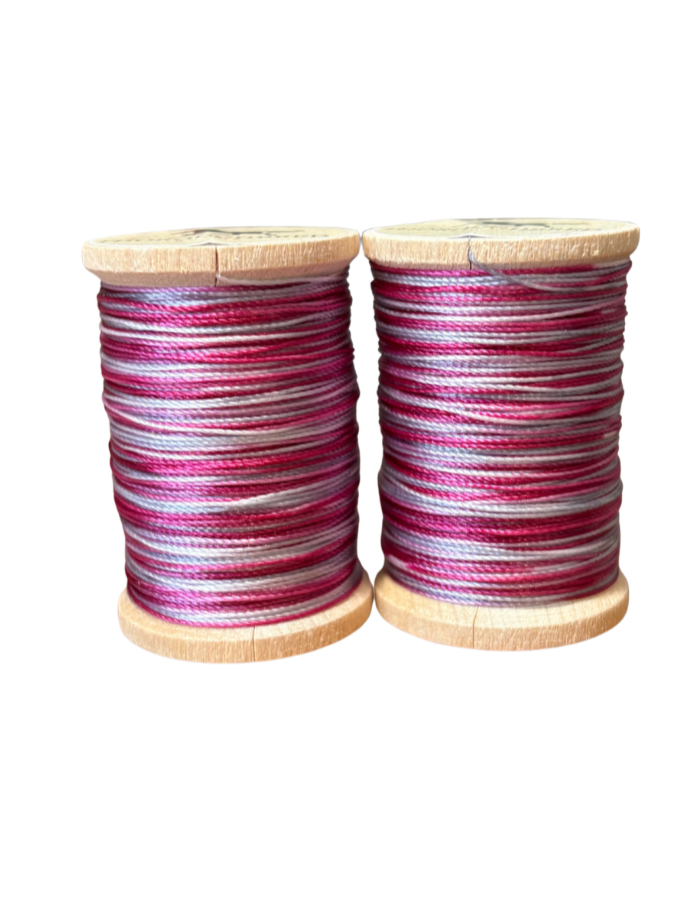 Hand-Dyed FF Nylon Thread - Silver Rouge