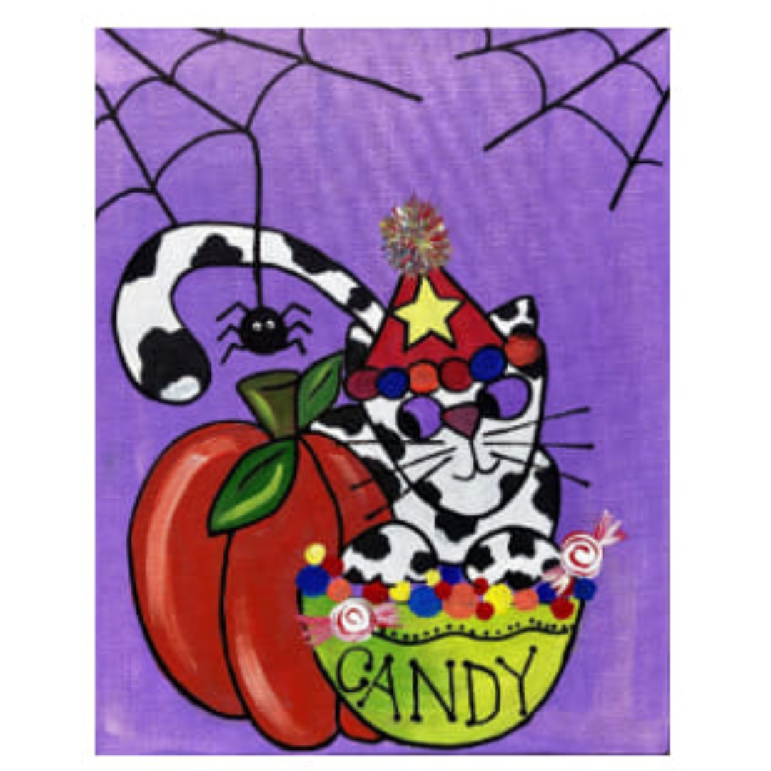 Kids N’ Canvas: Trick or Treat Trio