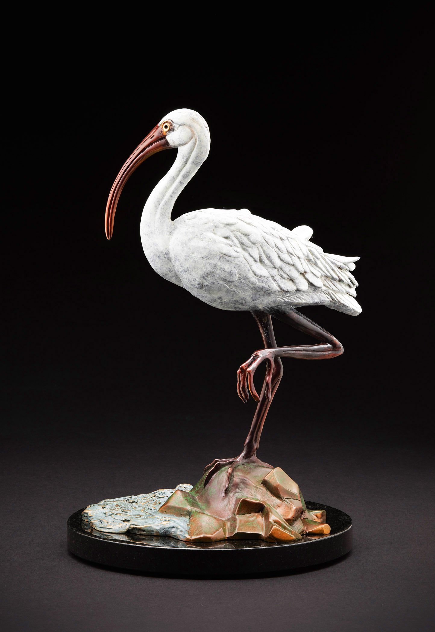Sculpture of a stork