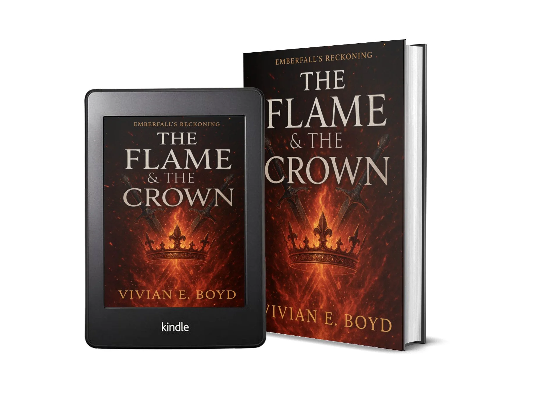 The Flame &  The Crown: Emberfall's Reckoning (hardcover)