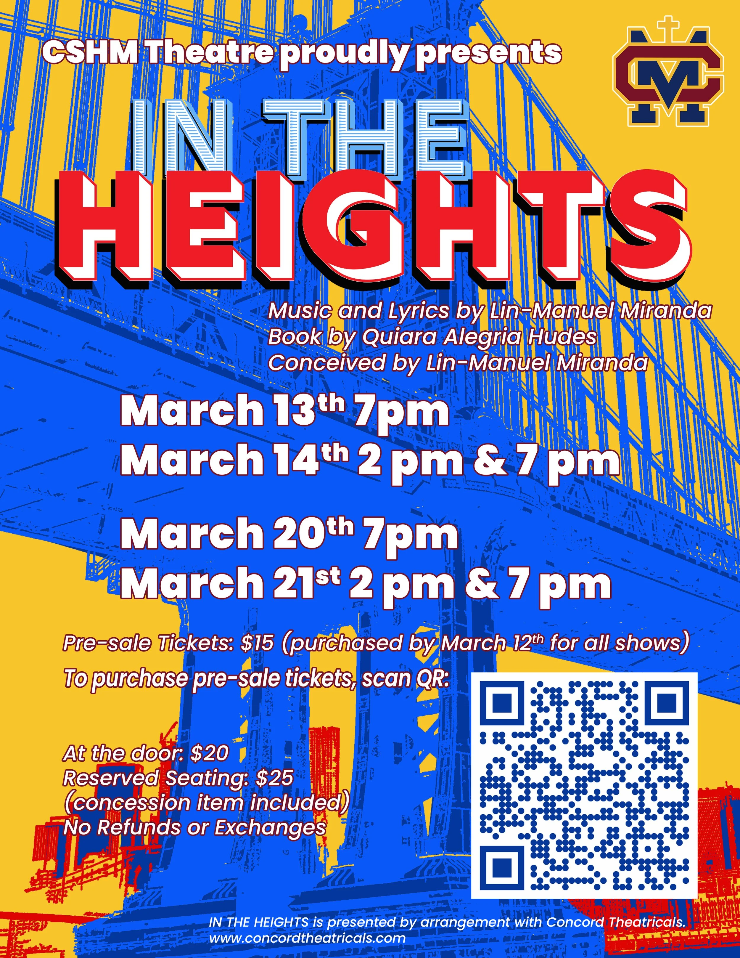 CSHM SPRING MUSICAL IN THE HEIGHTS