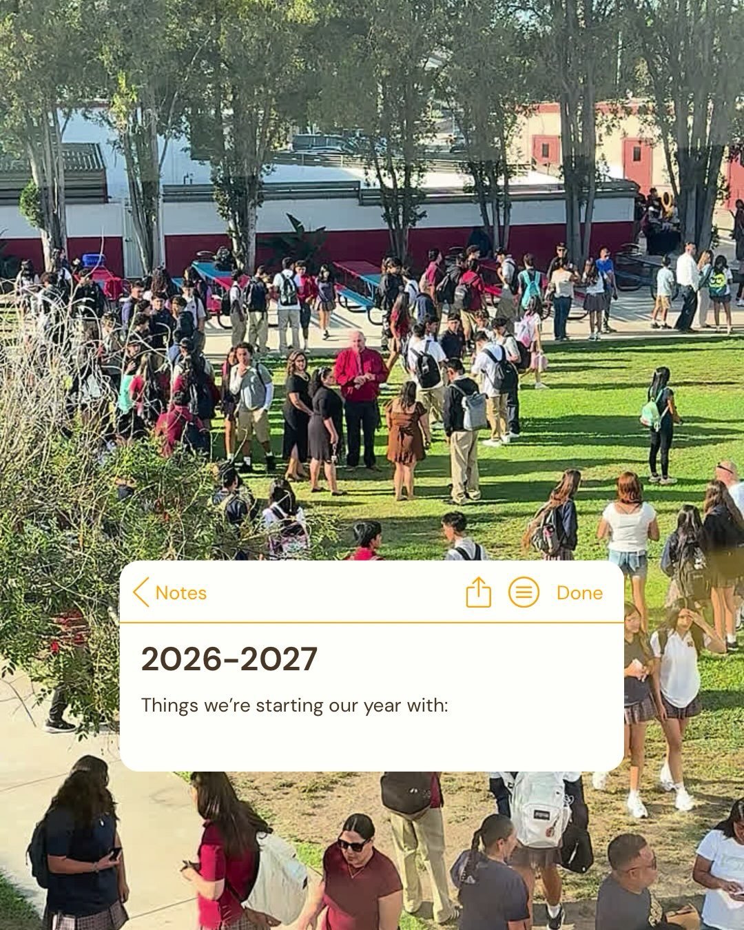 What a great first week, Cardinals!

Our halls have been filled with new faces, familiar smiles, learning, and plenty of Cardinal spirit as we kick off the 2026&ndash;2027 school year! 🎓✨

As CSHM continues to grow, so does our commitment to academi
