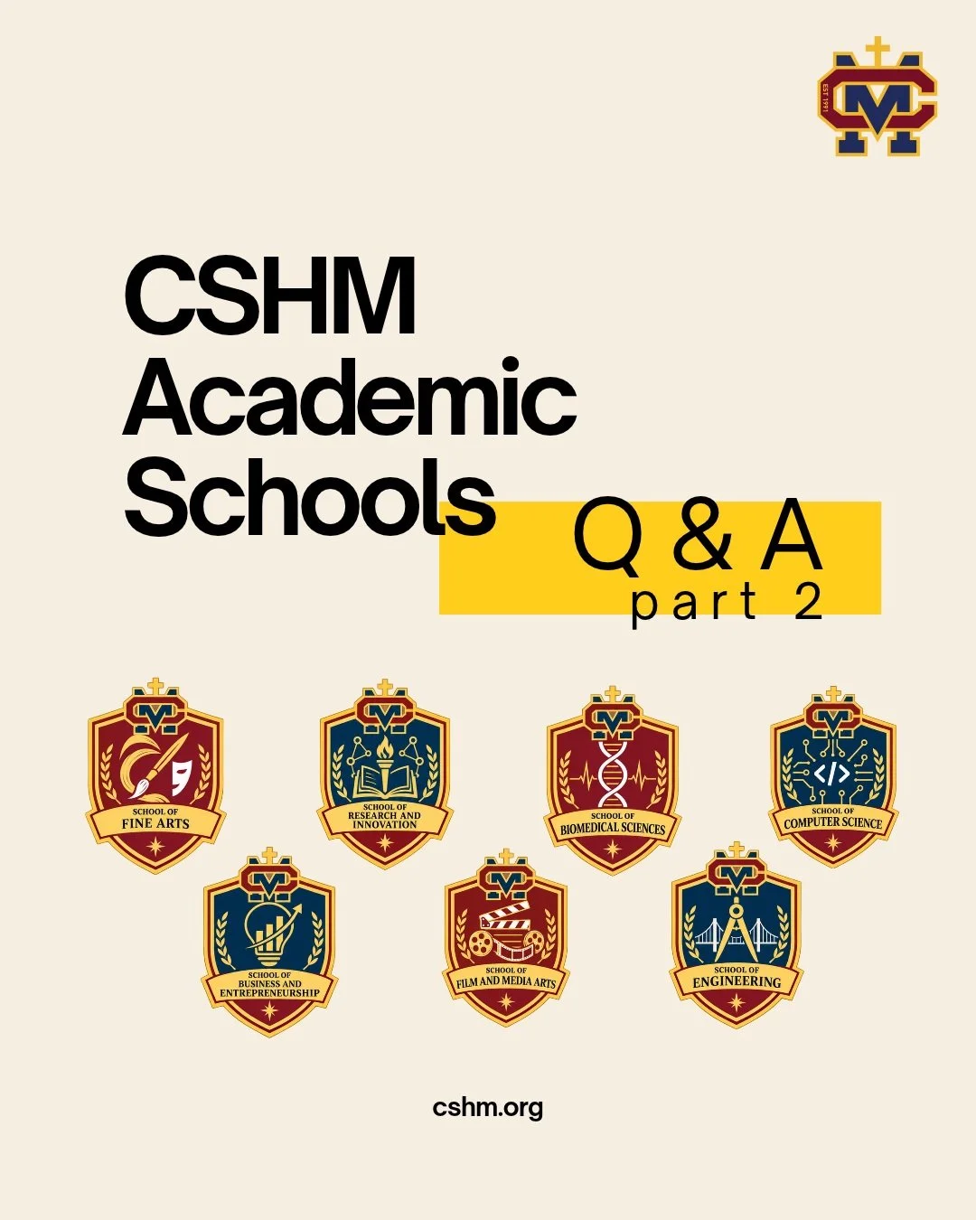 Q&amp;A: Part Two is here! ✨

We&rsquo;re back with more answers to your questions! This time, we&rsquo;re diving into coursework, student experiences, program benefits, and recognition to give you a closer look at what makes the CSHM experience so s