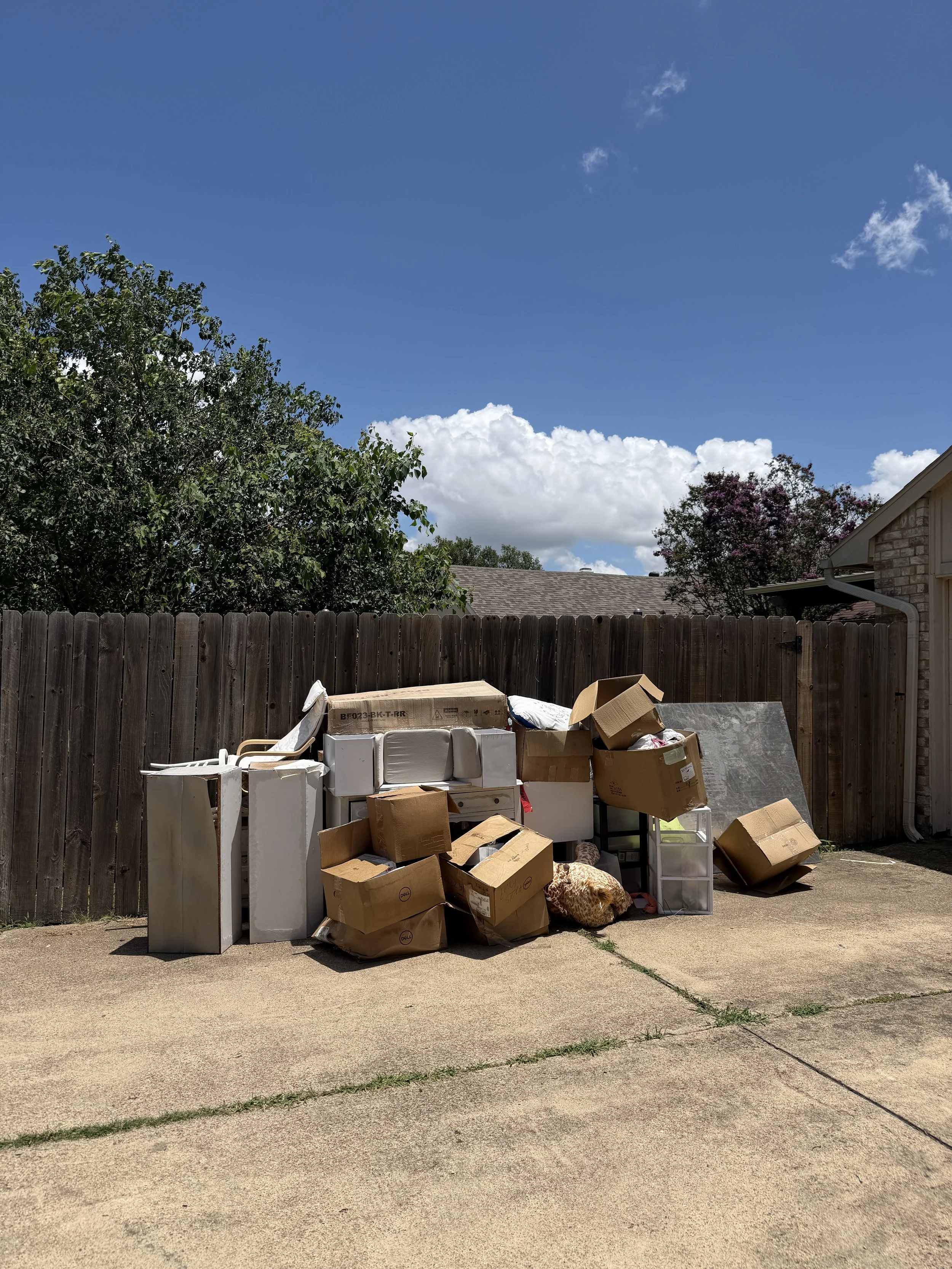 Garage/Driveway Trash/Waste Removal
Rowlett, Texas