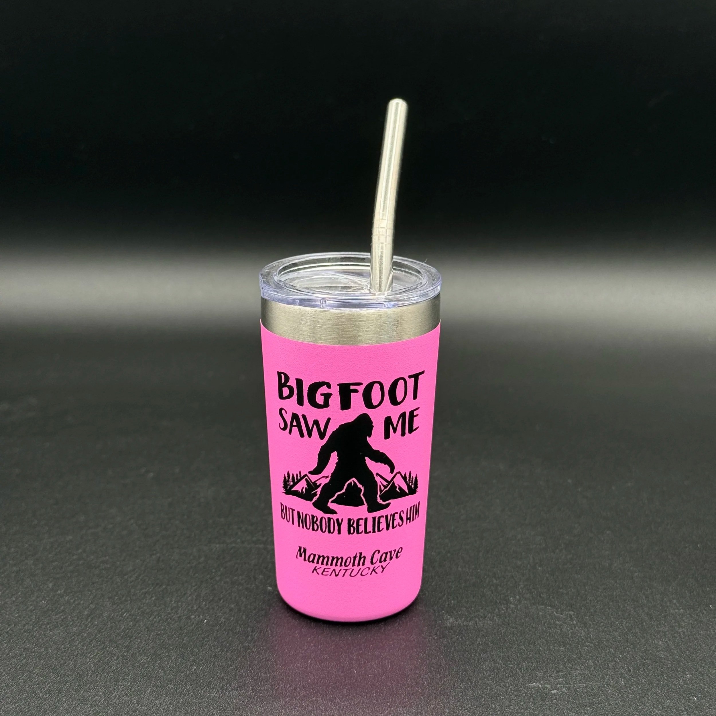 Bigfoot Insulated Shot Glass - Lid and Straw
