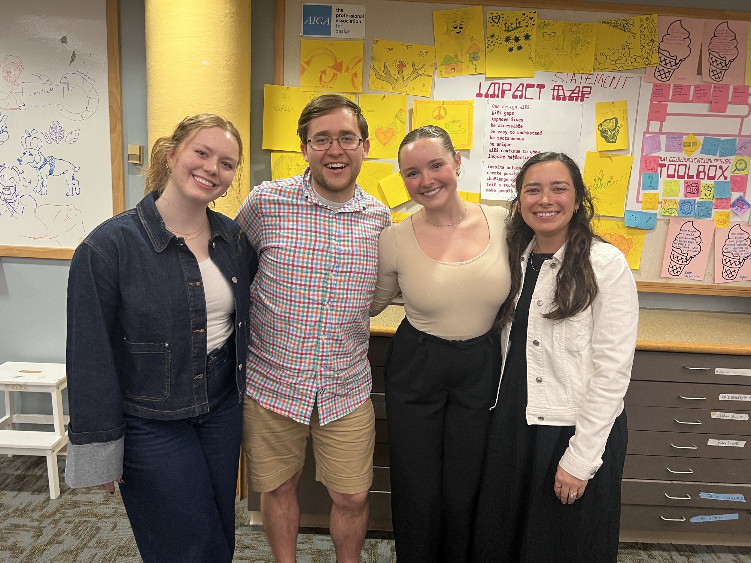 The panelists informed me that they loved the panel because I summarized their responses after each question, which made them feel heard AND gave more opportunities for the audience members to absorb their knowledge.
From left to right: Macey Chambe