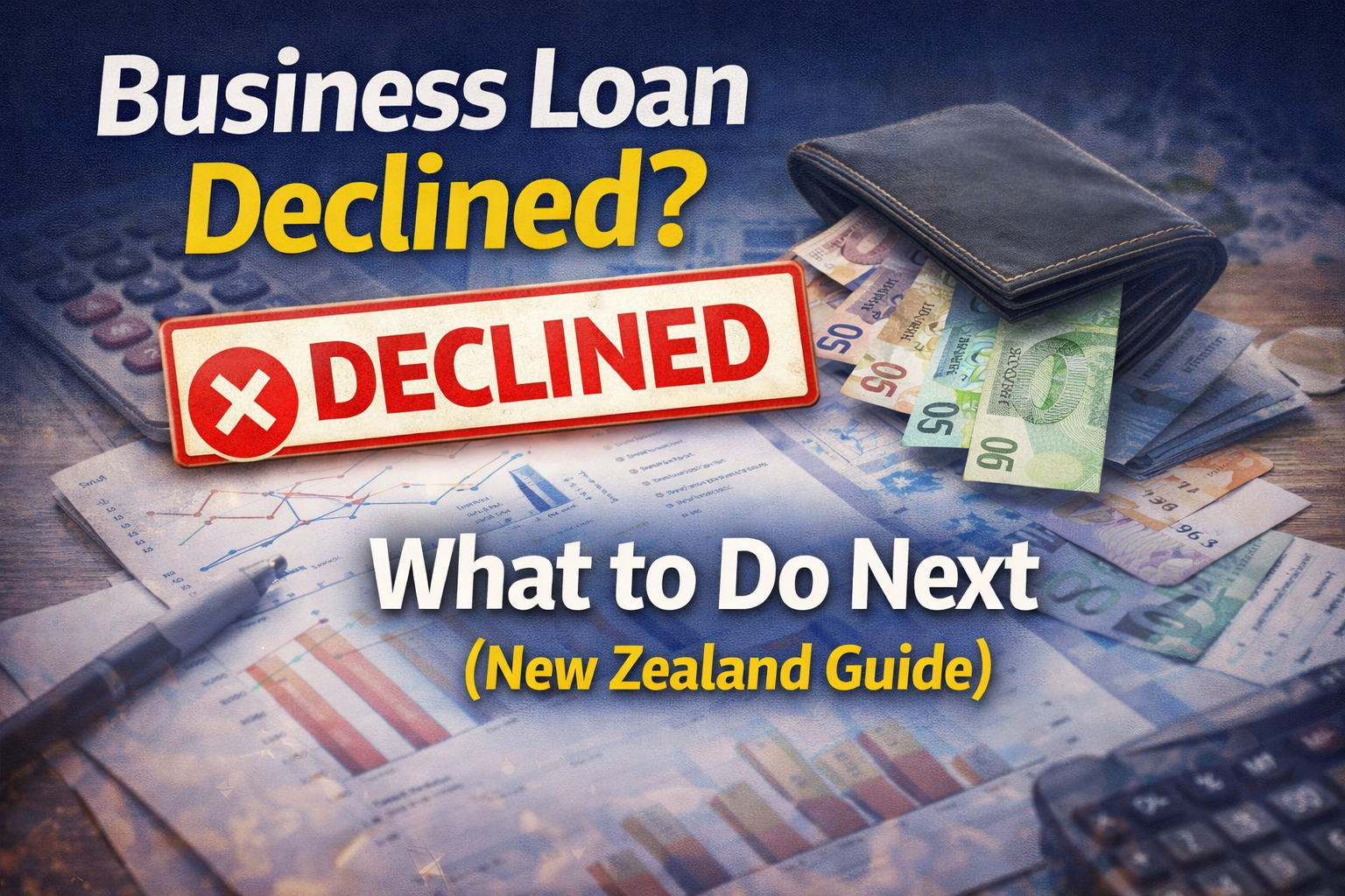 Bank Declined your Business Loan? What to Do Next (NZ Guide)