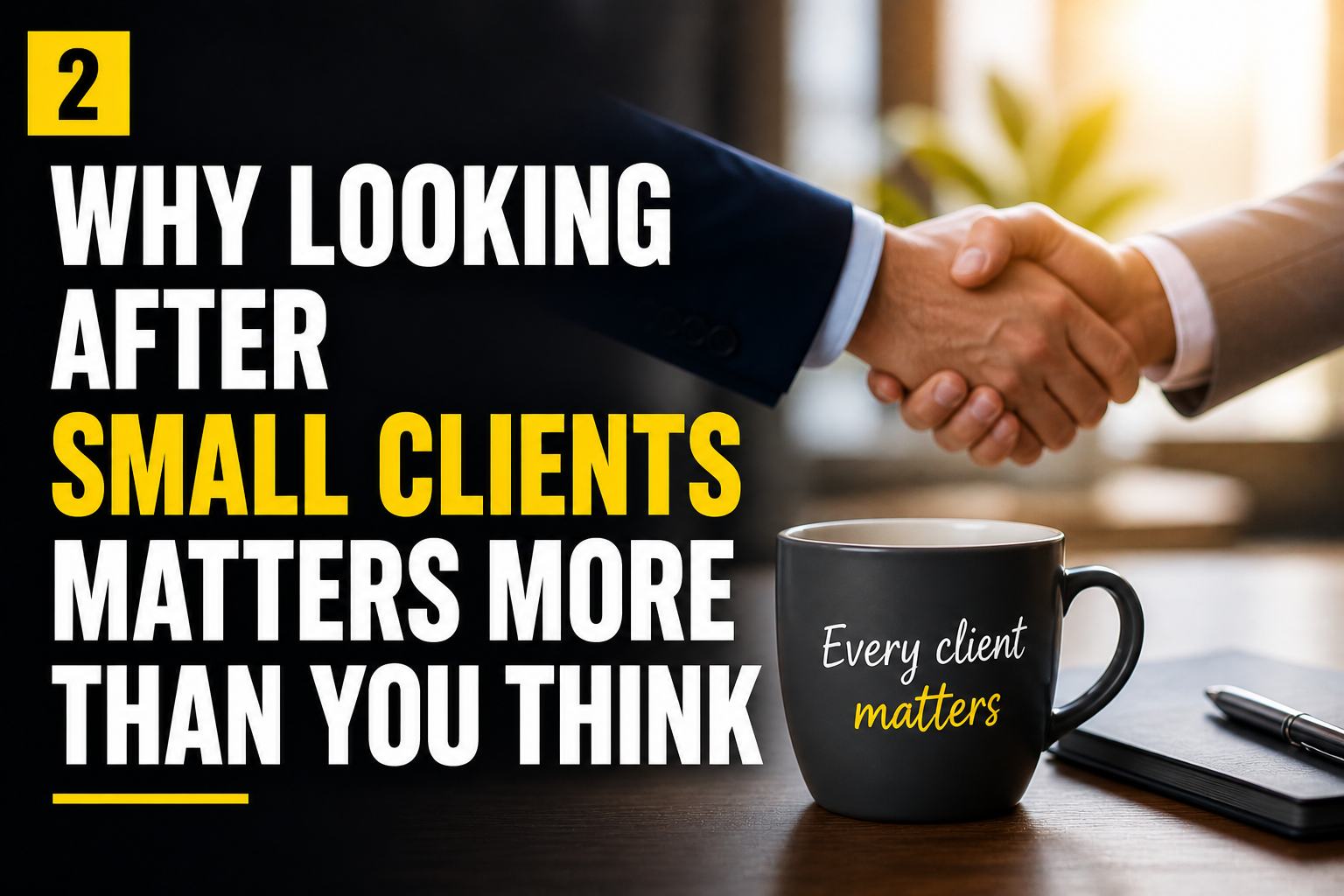 Why Looking After Small Clients Matters More Than You Think