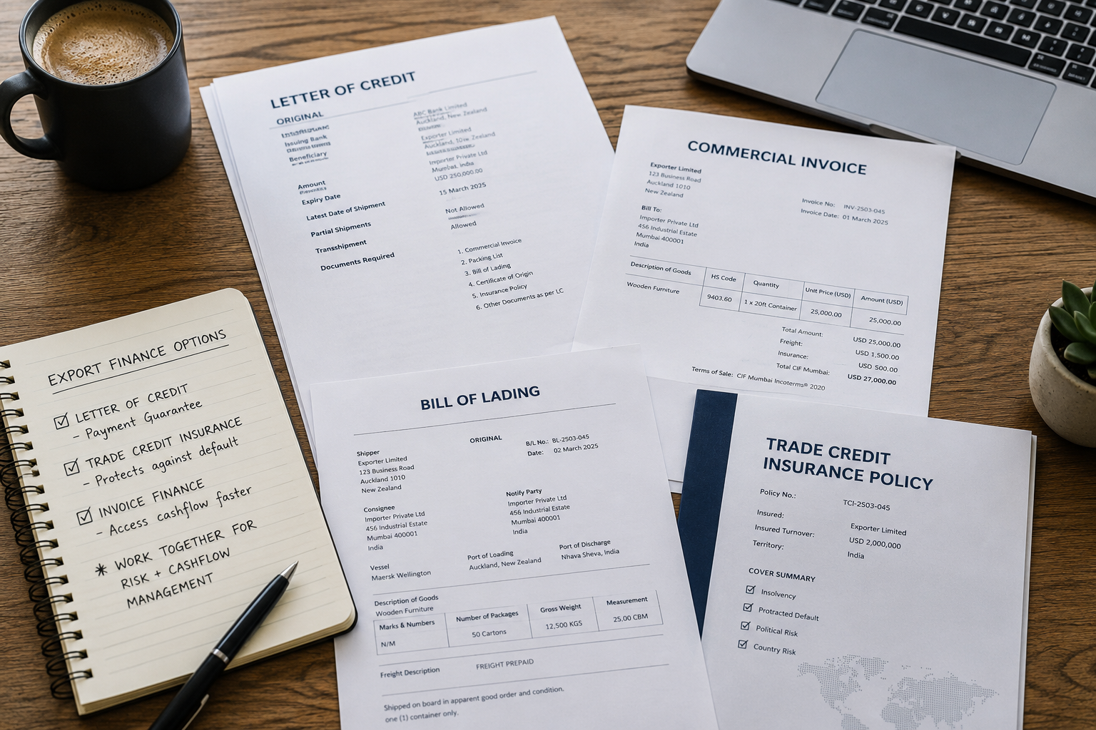 The 10 Documents Behind every Export Shipment from New Zealand