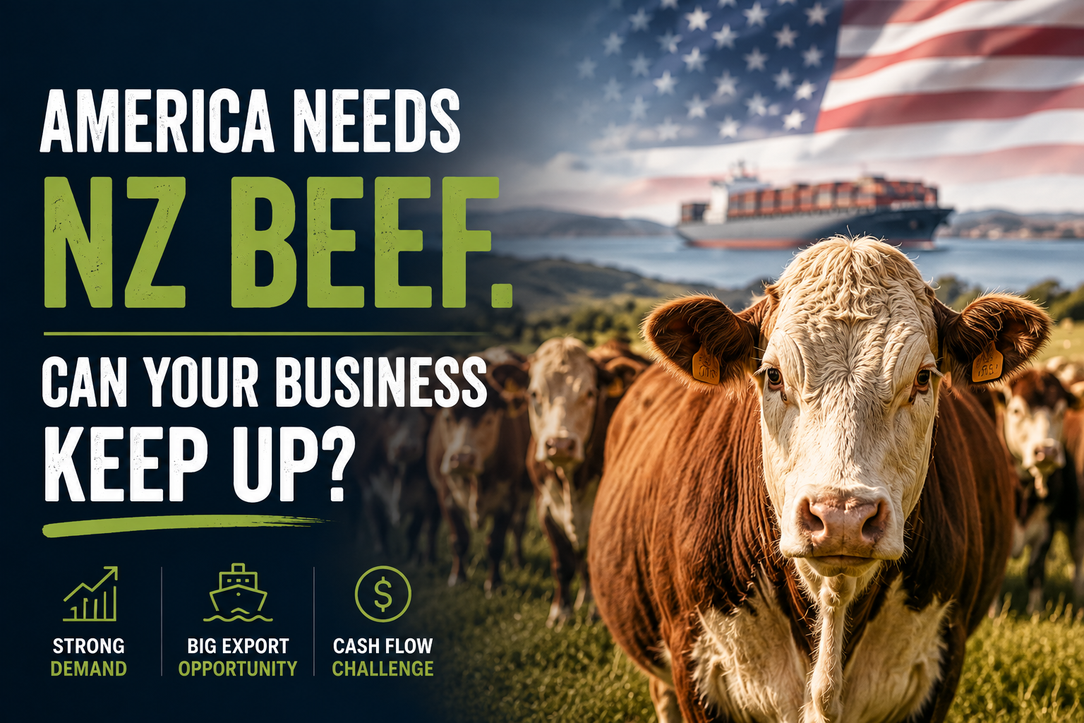 US Demand for NZ Beef is surging. Can your Business fund the Opportunity?