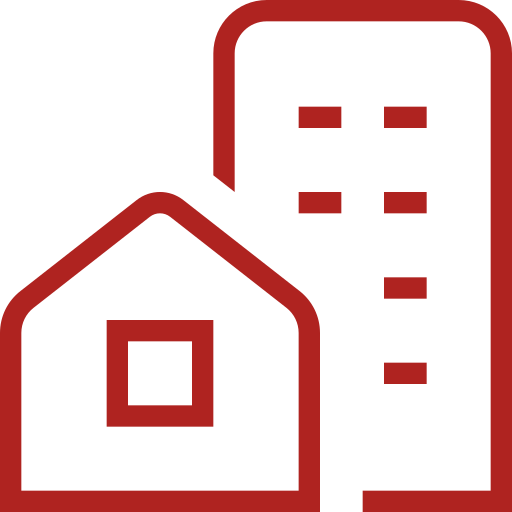 Icon of a power plug and a house, symbolizing home power connection or electrical supply.