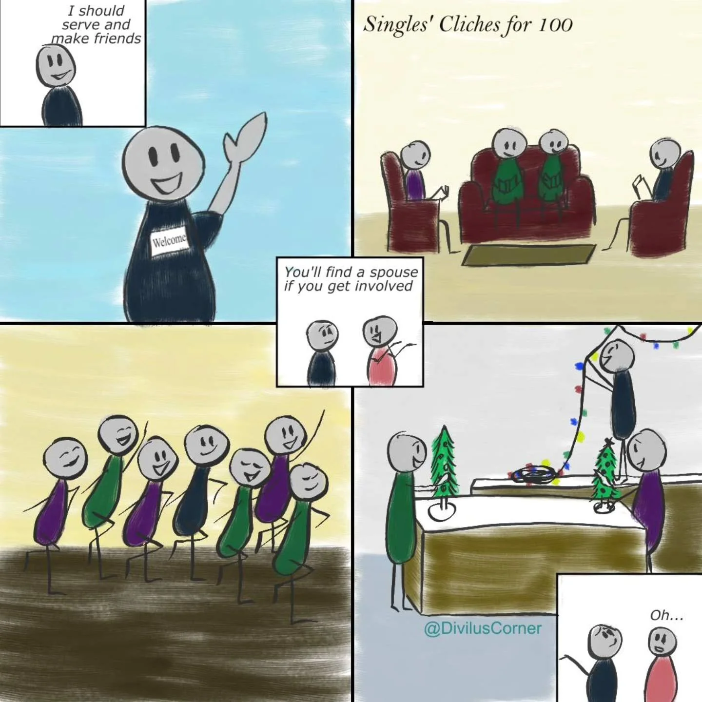 If I had a dime for every time I heard this, you know?

Even when said with good intentions, it can lead to a slippery slope of why someone serves or gets involved and leave people feeling jaded.

&quot;Do nothing out of selfish ambition or vain conc