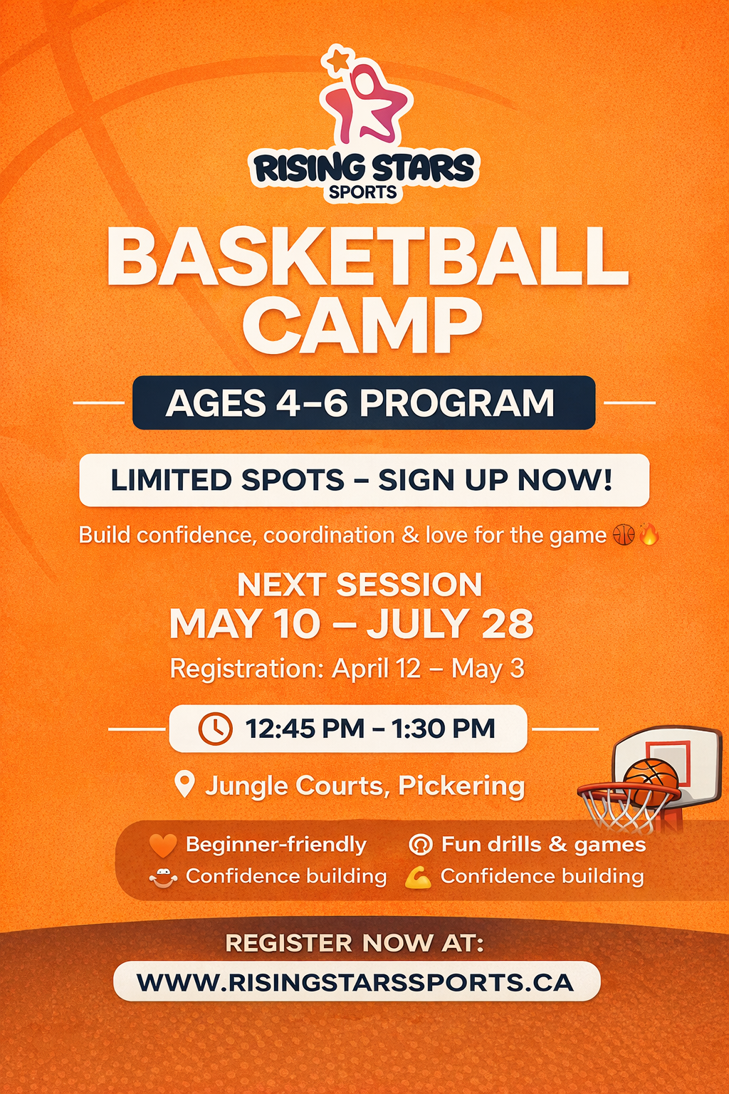 Mini Ballers: Basketball Basics [Ages 4–6]