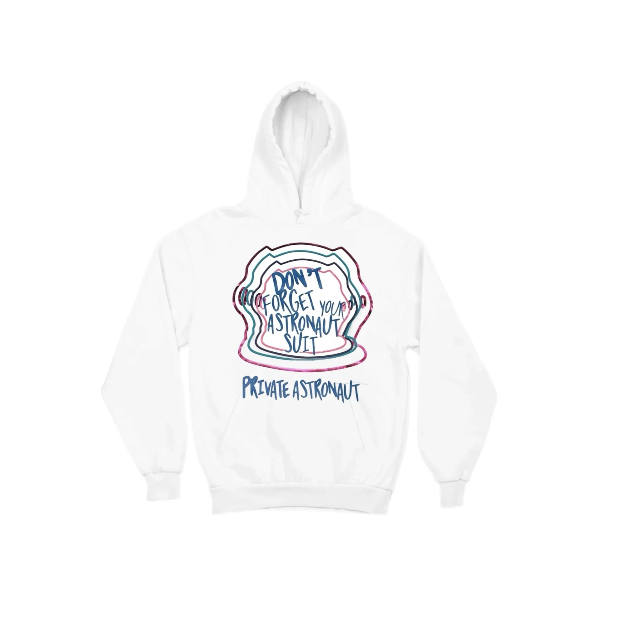 "Don't Forget Your Astronaut Suit" Hoodie (Metallic Pastel Edition)