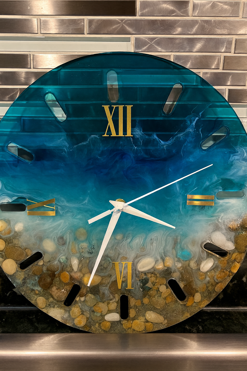 Resin Wall Clock