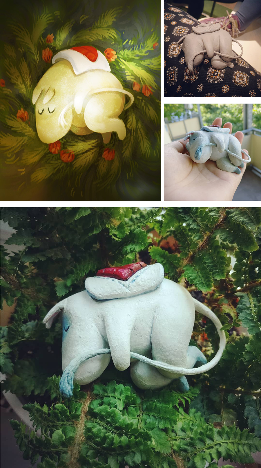 Moomin: from painting to miniature sculpture