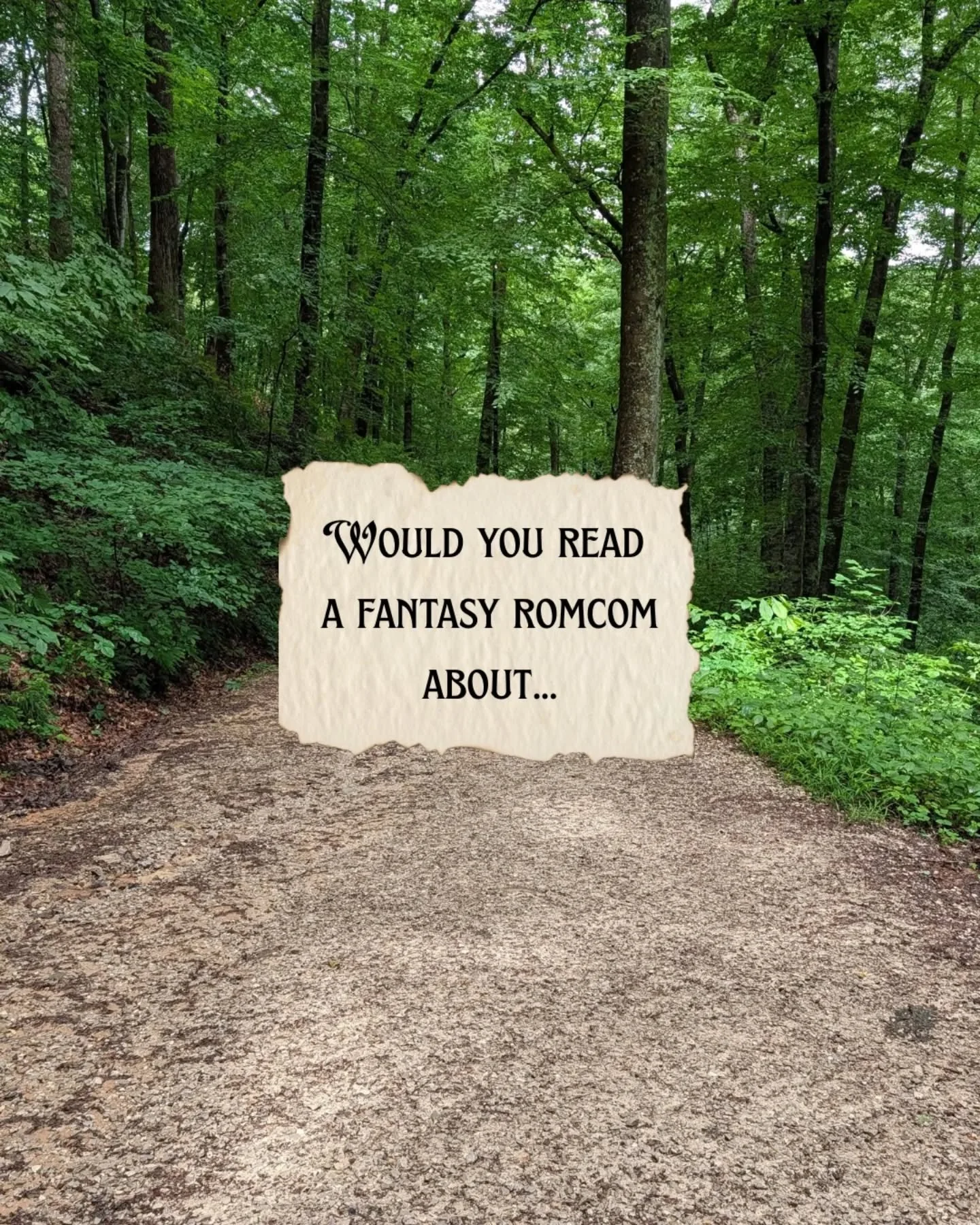 Does the world really need another fantasy romcom? 

If you're saying "yes, obviously!" Then, I'd love your support by signing up for my email list (link in bio) as I query agents for traditional publishing.
