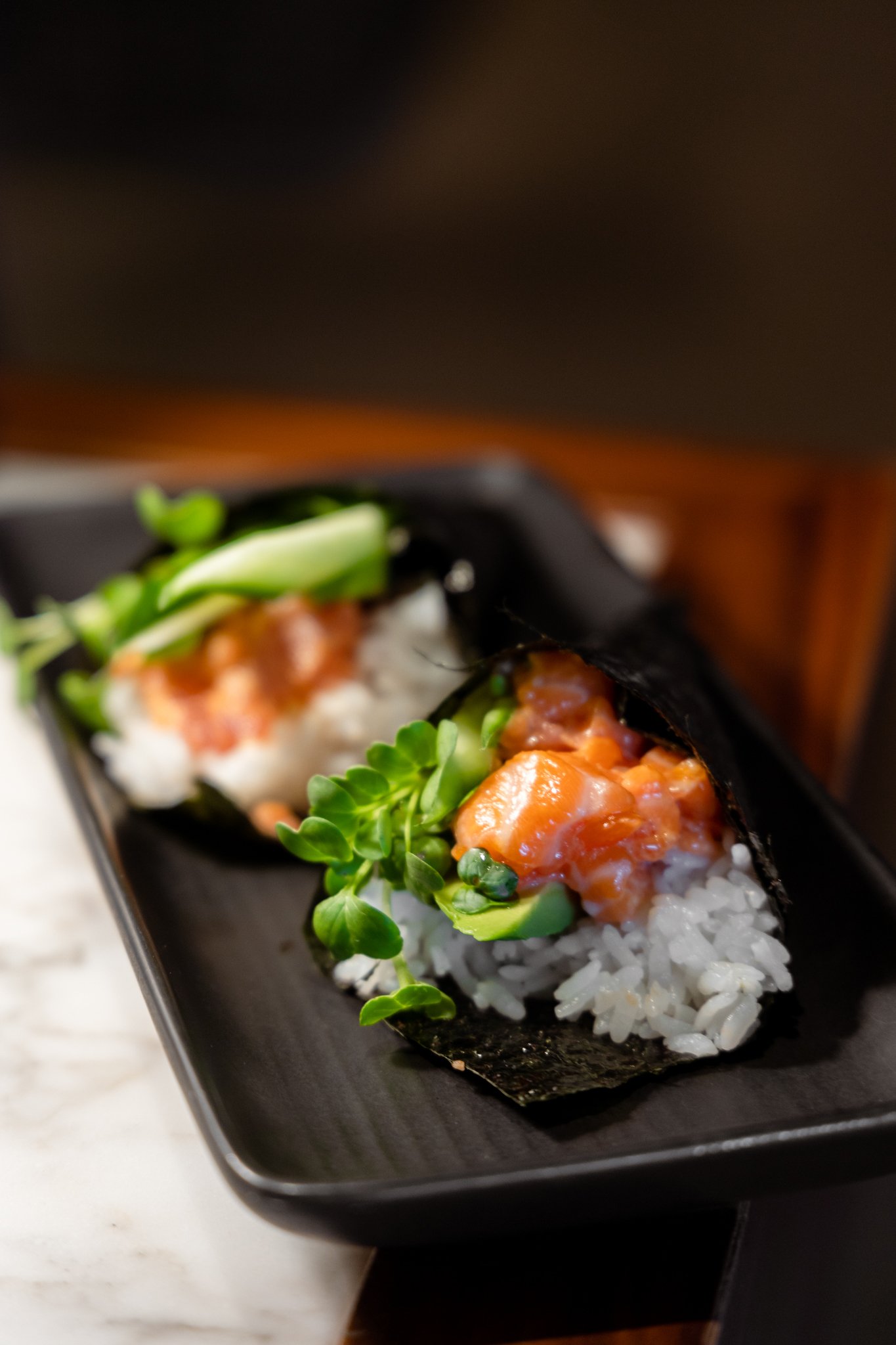 Salmon Sake Handroll