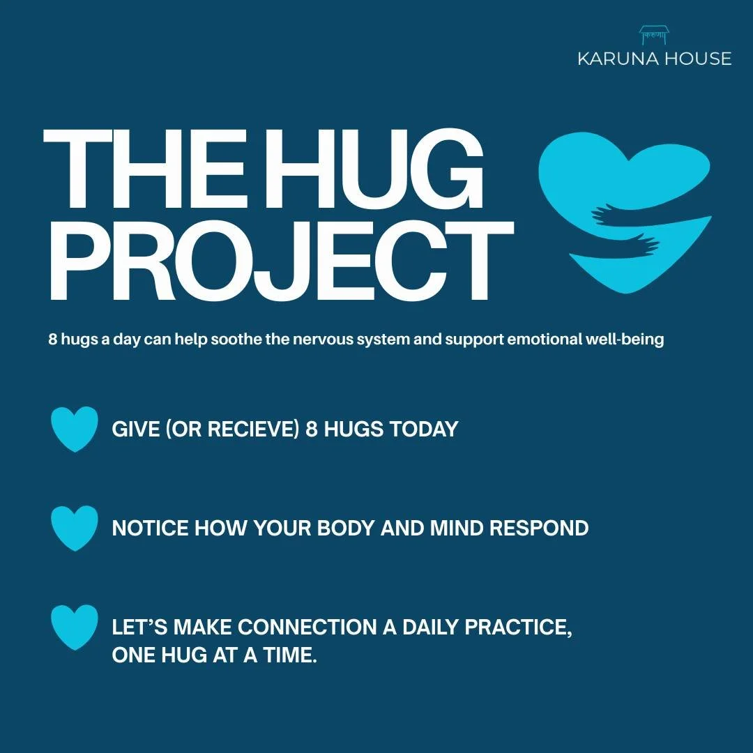 The Hug Project 💛

Today we&rsquo;re inviting you to join The Hug Project, a simple practice with powerful impact. 8 hugs a day can help support emotional well-being, reduce stress, and boost connection.

Why 8? 4 for basic emotional support, 8 for 