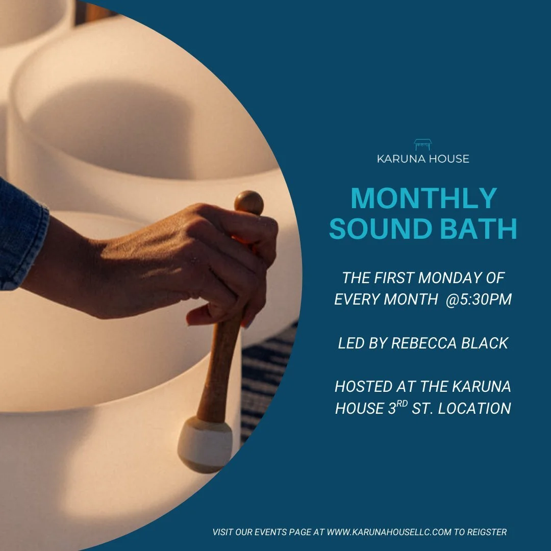 Thank you to everyone who joined us for February&rsquo;s Sound Bath with Rebecca Black.🤍

It was a beautiful evening of resonance, rest, and shared presence.

For those who are returning, or joining us for the first time, our Monthly Sound Bath cont
