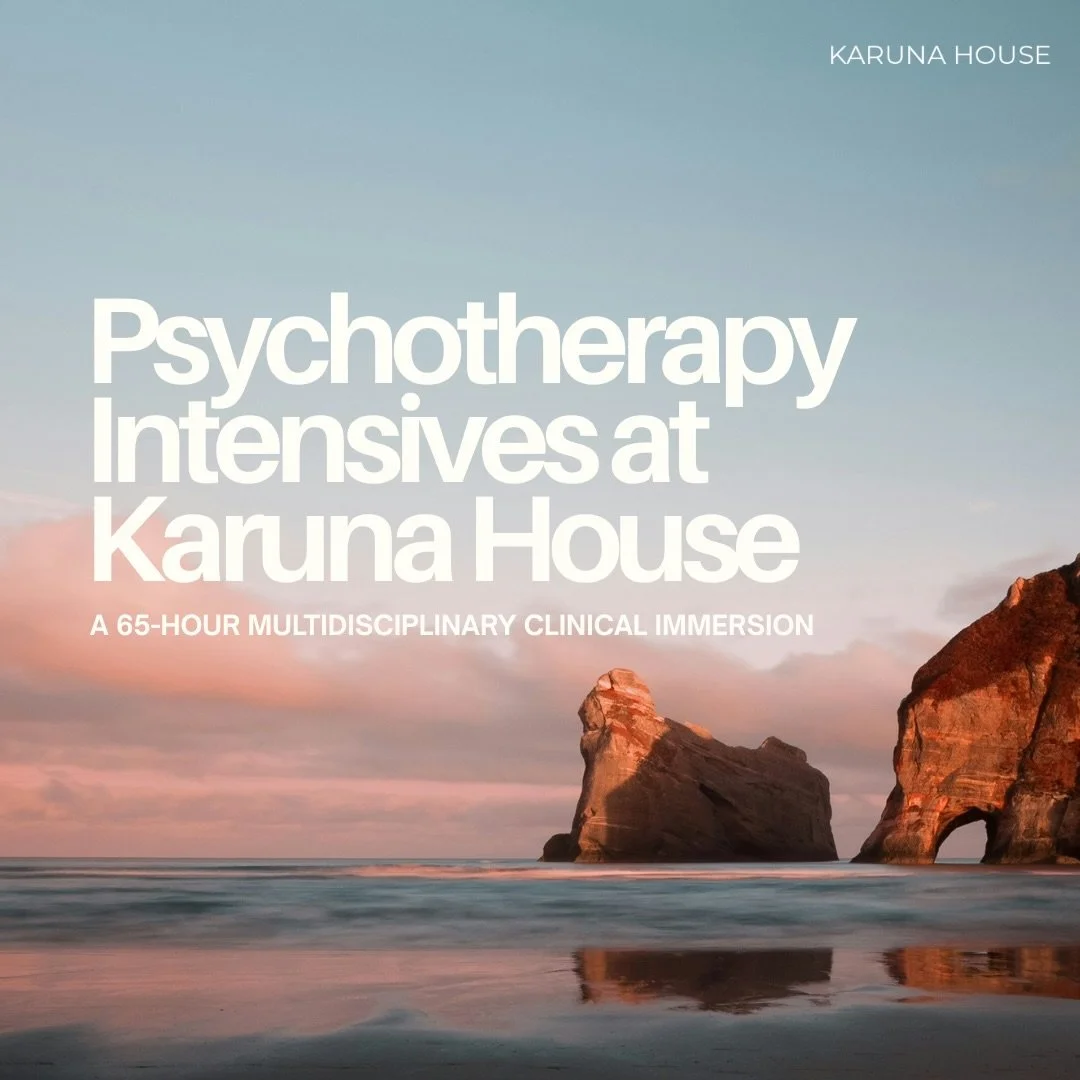 We&rsquo;re excited to officially launch Psychotherapy Intensives at Karuna House!

These immersive therapeutic experiences are designed to create space for deeper healing, insight, and relational change beyond the traditional weekly therapy model.

