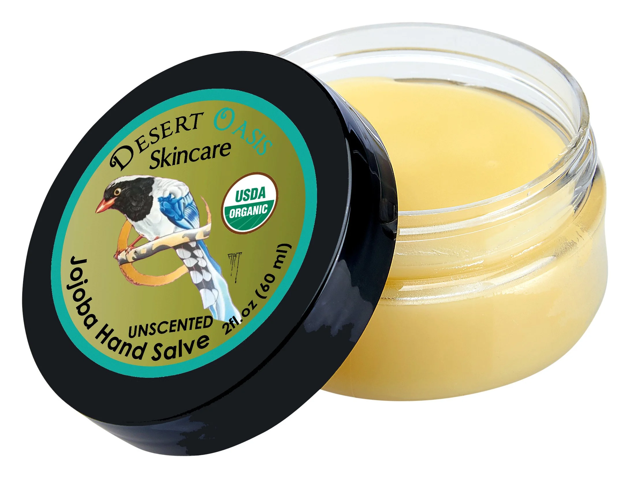 Desert Oasis Skincare Organic Unscented Hand Salve available on Amazon