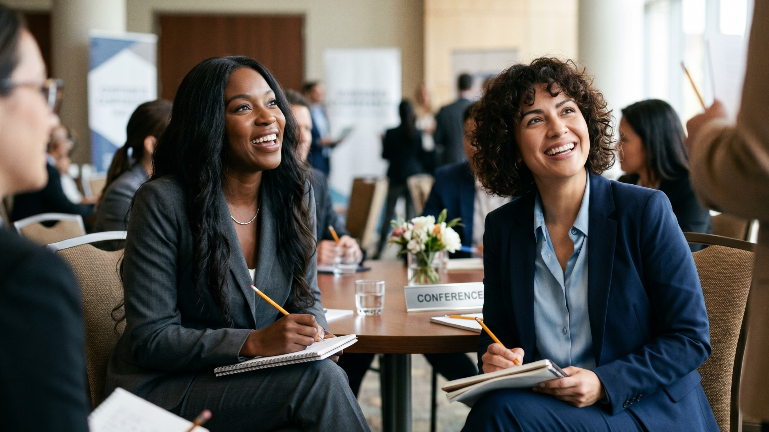 HR admin having a conversation with others