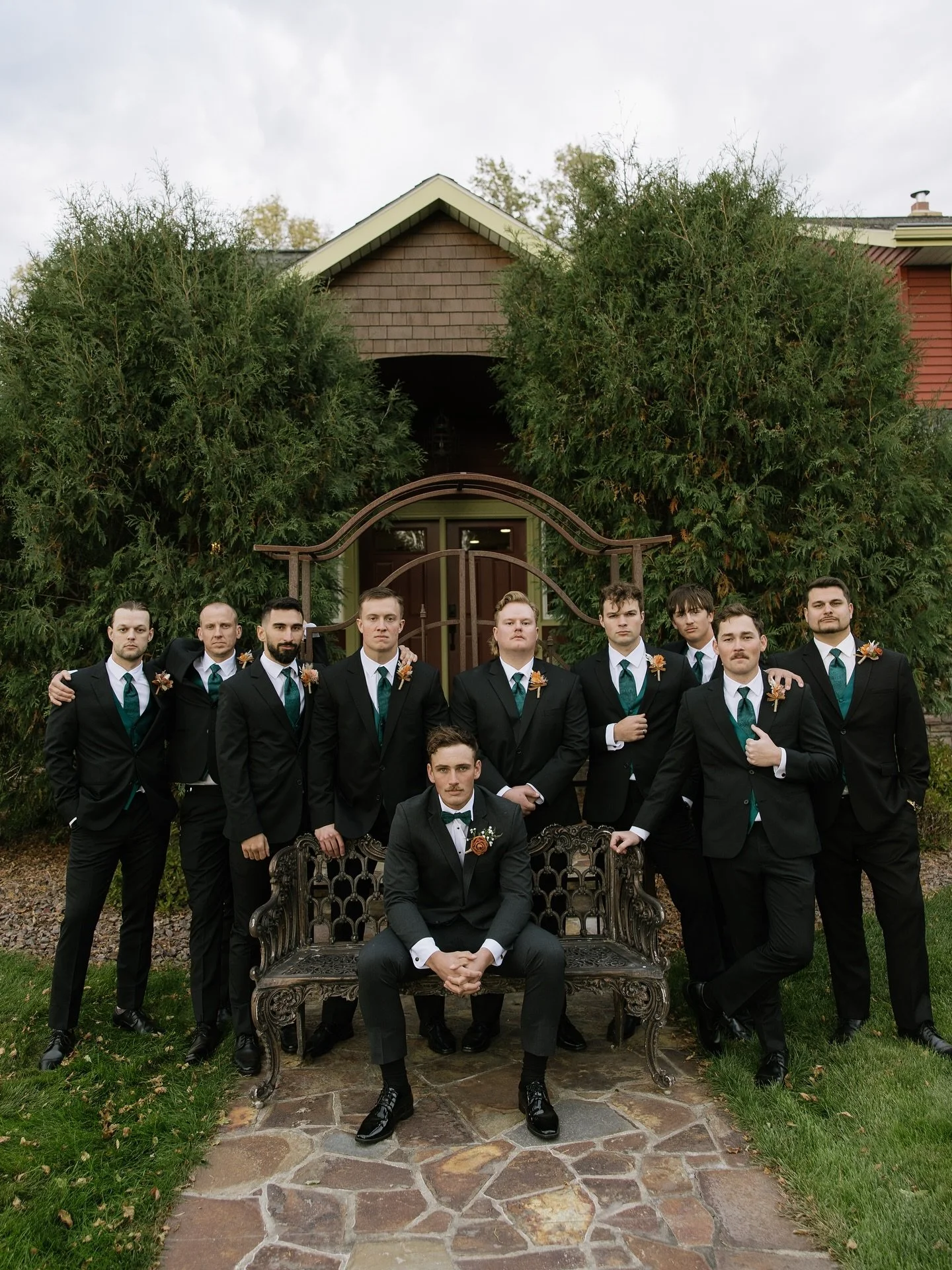 Your sign to have fun with the Groom &amp; Groomsmen photos 🎬 

#fargoweddingphotographer #ndweddingphotographer #midwestweddingphotographer #mnweddingphotographer