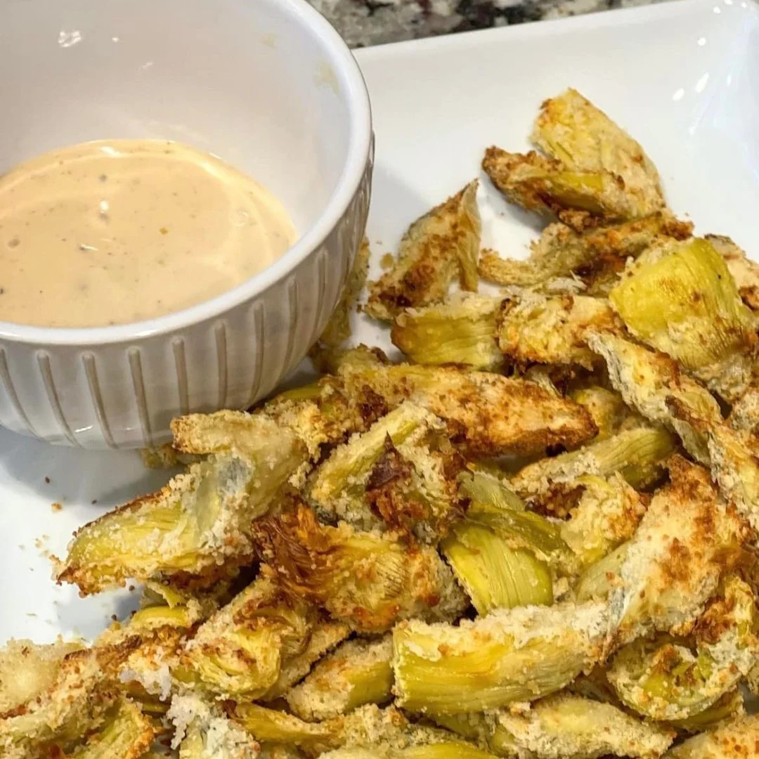 Air Fryer Artichoke Hearts