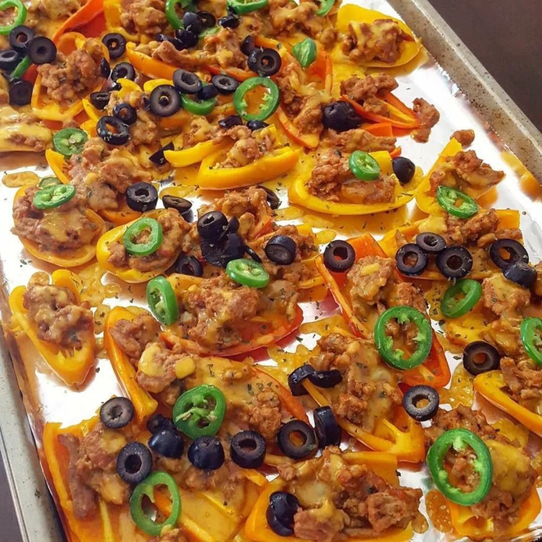 Mini Bell Pepper Nachos