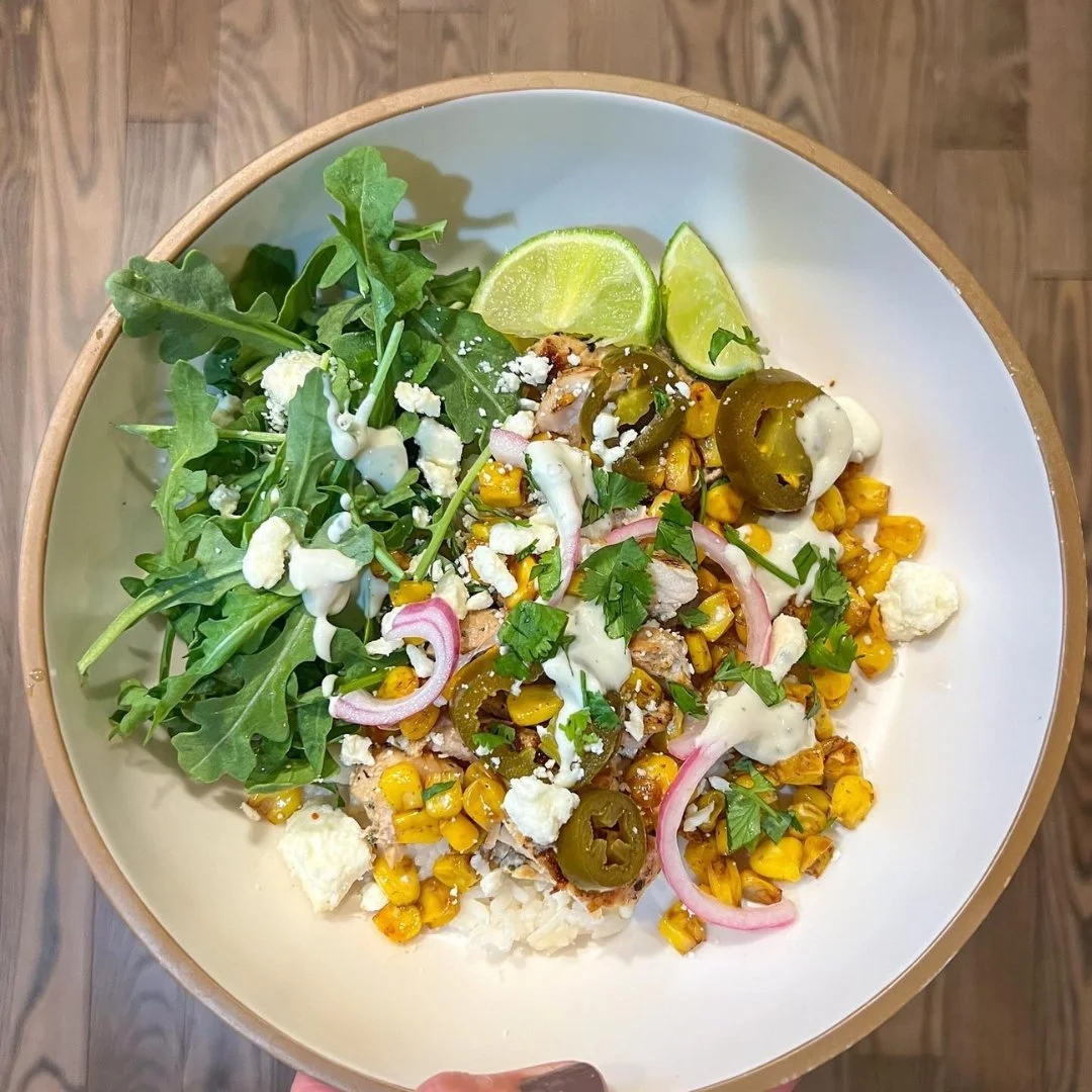 Street Corn Chicken Bowl