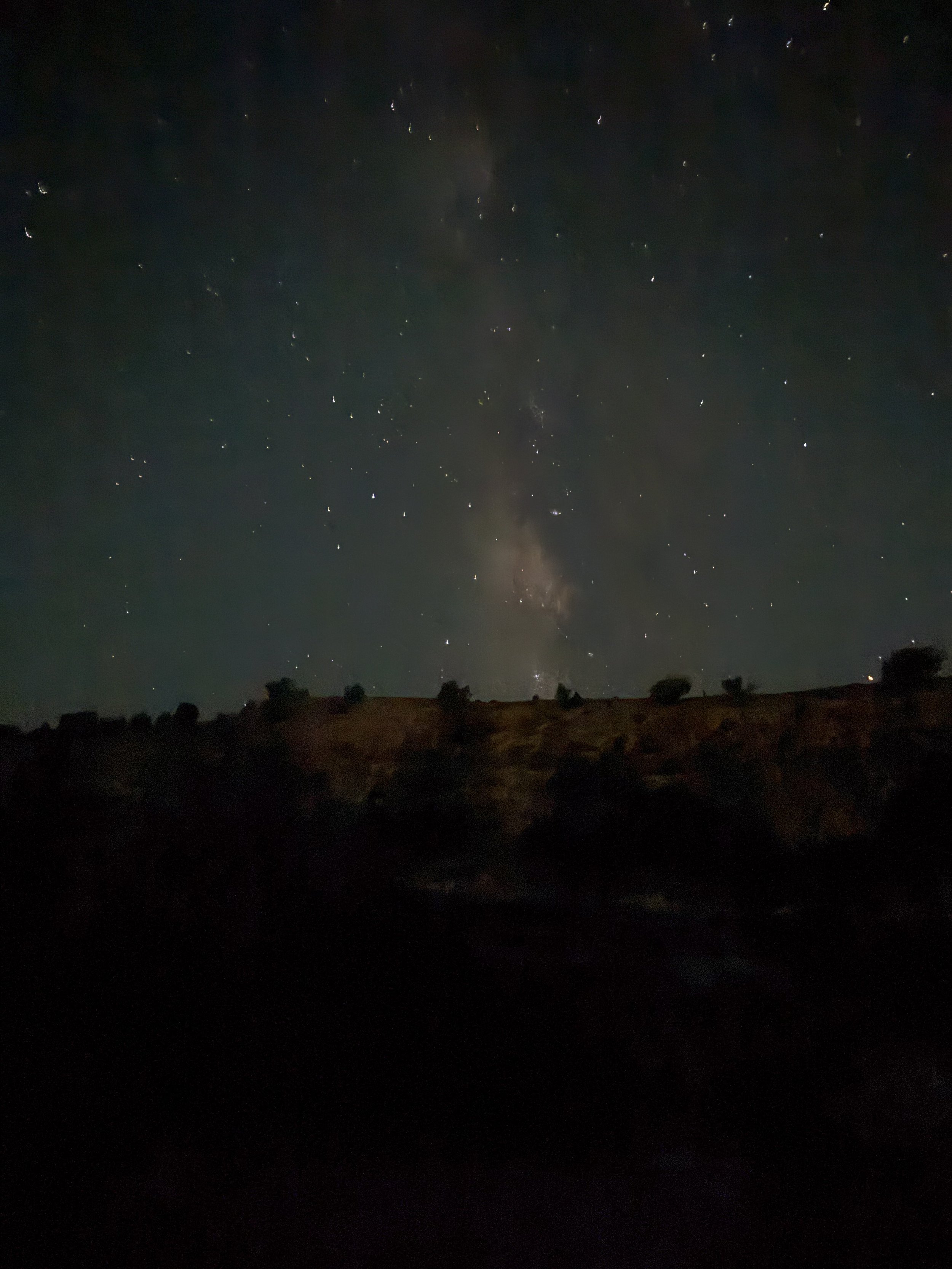 Image of the Milky Way from Lost Pond wedding venue near Canon City, Colorado