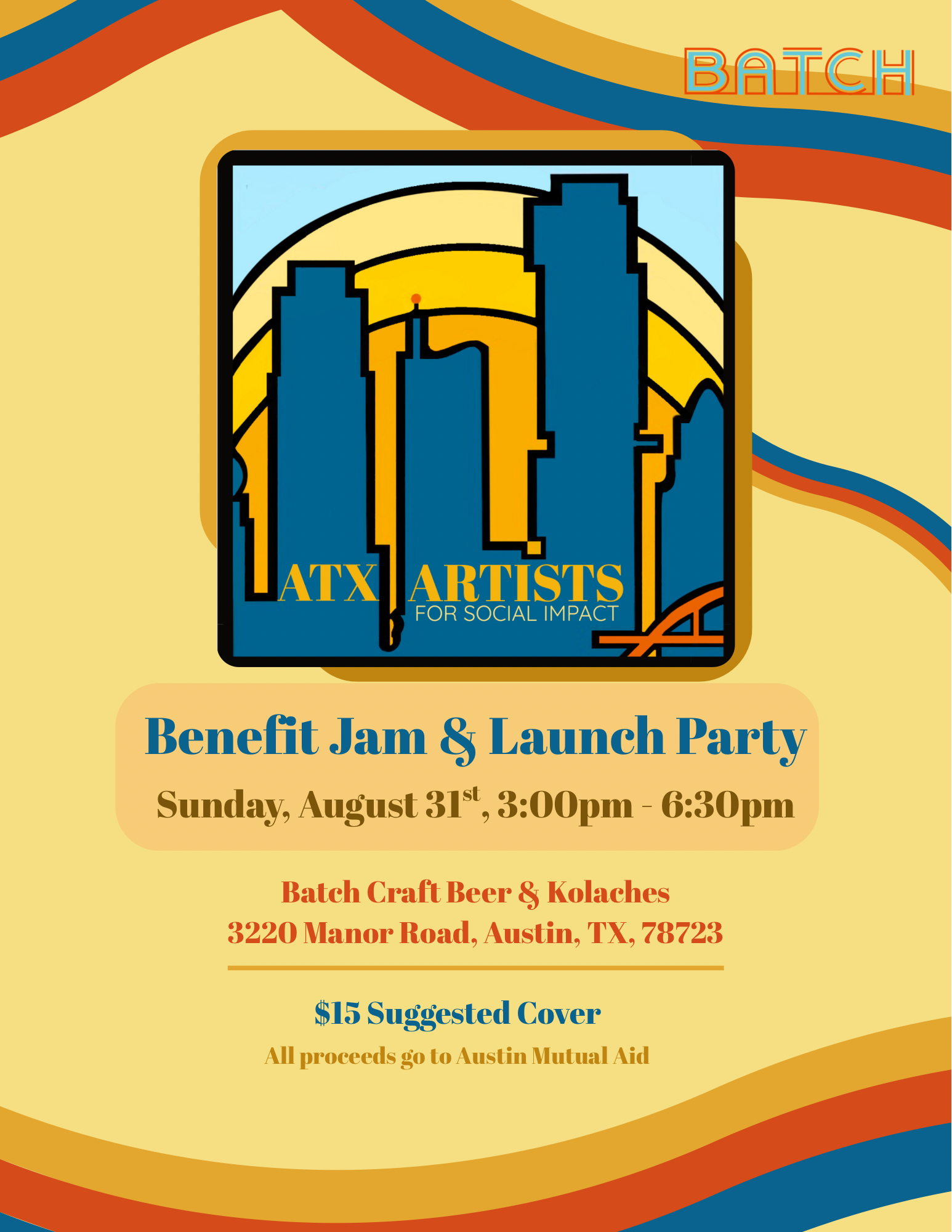 ATX Artists Benefit Jam & Launch Party