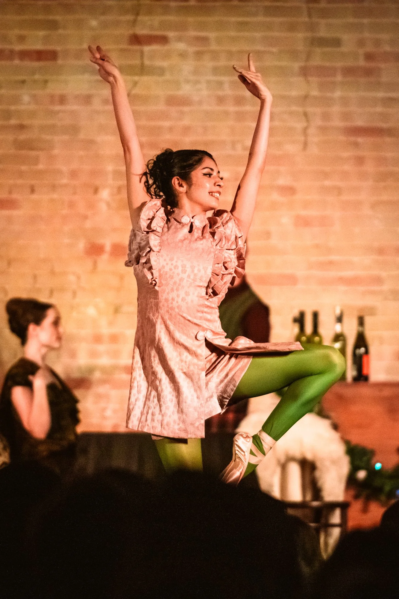 Alex Esparza (she/her) has carried a love of dance since the age of three. Grounded in the Cecchetti method,  her pre professional training began at Central Texas Ballet Conservatory under the direction of Caitlin Kelly. Alex went on to spend her sen